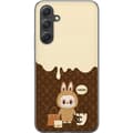 Miniatyrbillede 1 af 3: Samsung Galaxy S24 FE Gennemsigtig cover Labubu Blue Chill - Blå toner og rolig udtryk