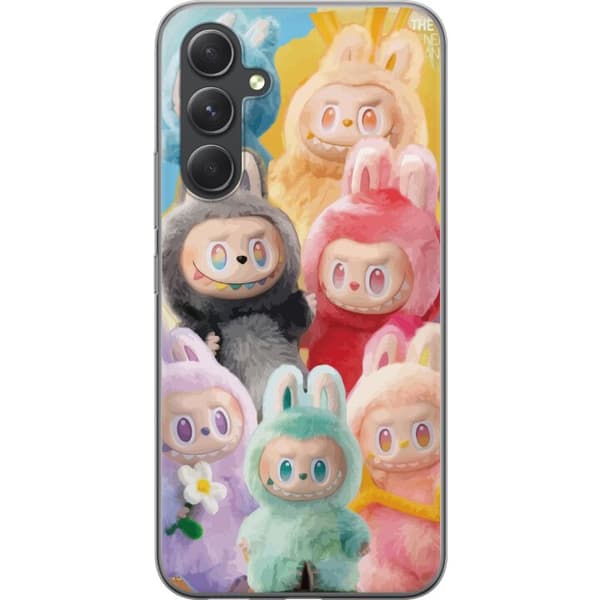 Samsung Galaxy S24 FE Läpinäkyvä kuori Labubu Luonnos Tyyli