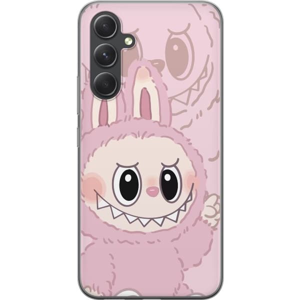 Samsung Galaxy S24 FE Gennemsigtig cover Labubu Floral Freak