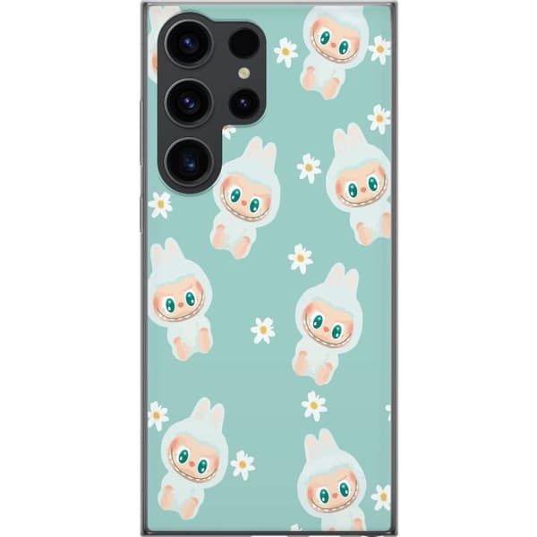Samsung Galaxy S24 Ultra Gjennomsiktig deksel Labubu Candy Vibes