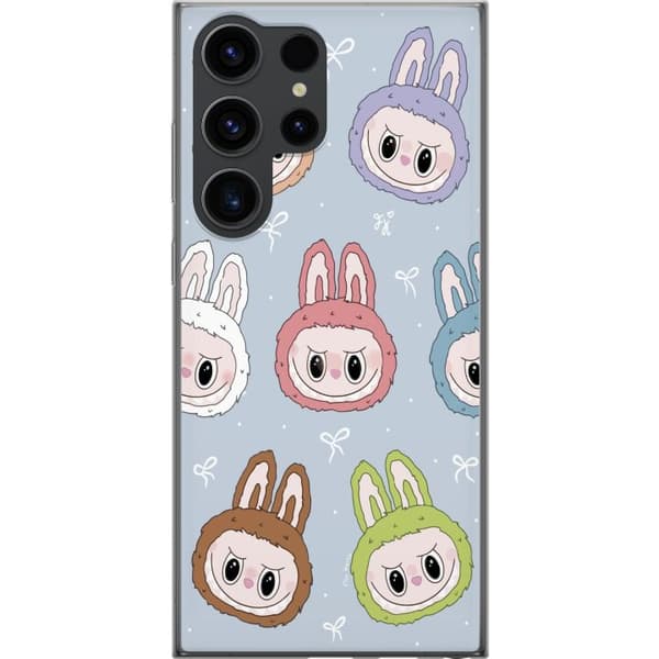 Samsung Galaxy S24 Ultra Gjennomsiktig deksel Stjärnmönstrat med monsterlook
