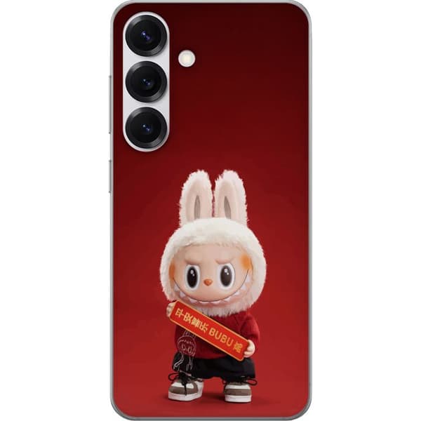 Samsung Galaxy S25 Läpinäkyvä kuori Pop Mart The Monsters Labubu Onnea Vinyl Nukke