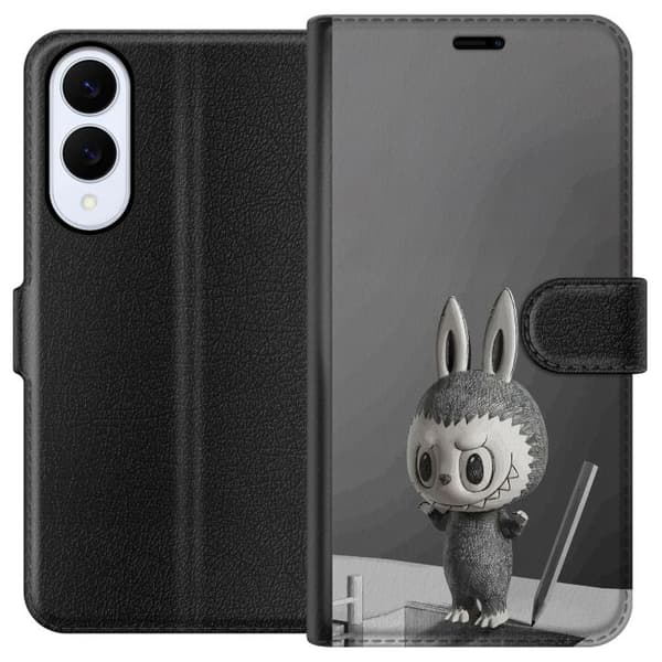 Samsung Galaxy S25 Edge Tegnebogsetui Pop Mart MEGA LABUBU LABUBU Sketch 1000%