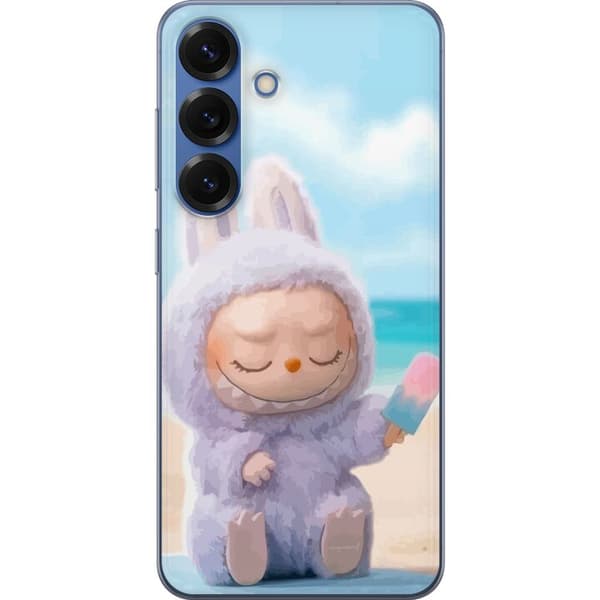 Samsung Galaxy S25+ Gennemsigtig cover Labubu Lyserød Stemning