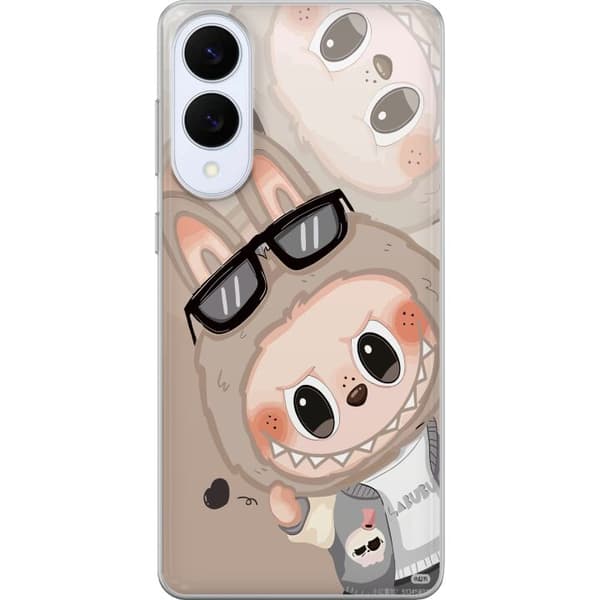 Samsung Galaxy S25 Edge Gennemsigtig cover Labubu Rainbow Chaos