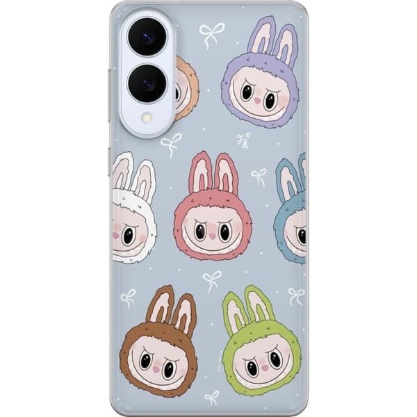 Samsung Galaxy S25 Edge Gennemsigtig cover Labubu Star mønster
