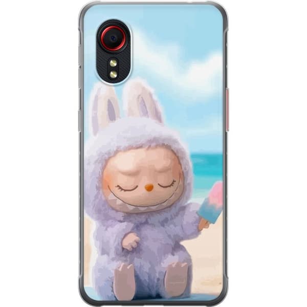 Samsung Galaxy Xcover 5 Läpinäkyvä kuori Labubu Vaaleanpunainen Tunnelma