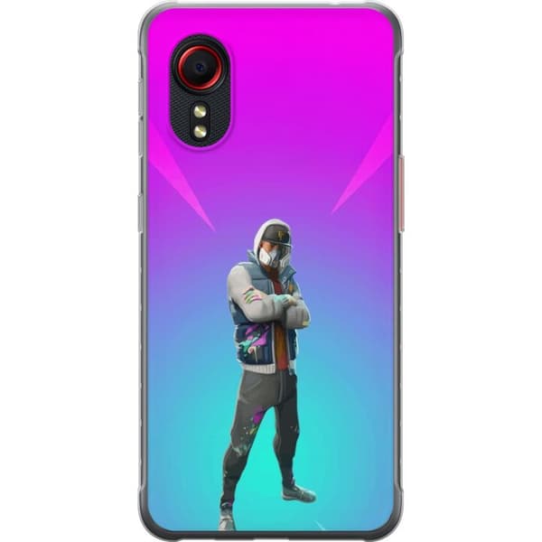 Samsung Galaxy Xcover 5 Gjennomsiktig deksel svart ridder fortnite