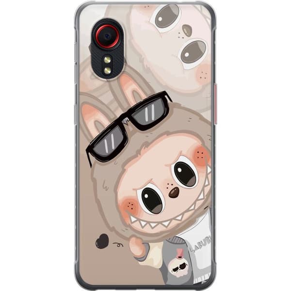 Samsung Galaxy Xcover 5 Gennemsigtig cover Labubu Rainbow Chaos