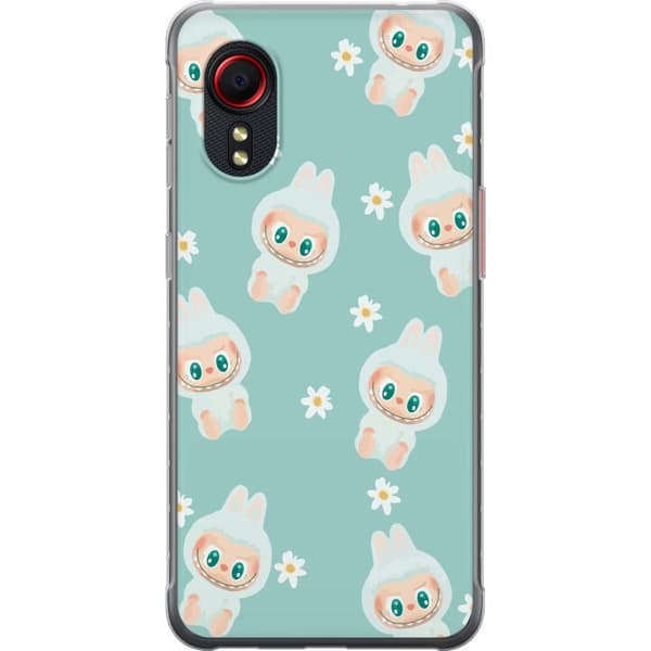 Samsung Galaxy Xcover 5 Genomskinligt Skal Labubu Candy Vibes – Söt och färgglad monsterstil