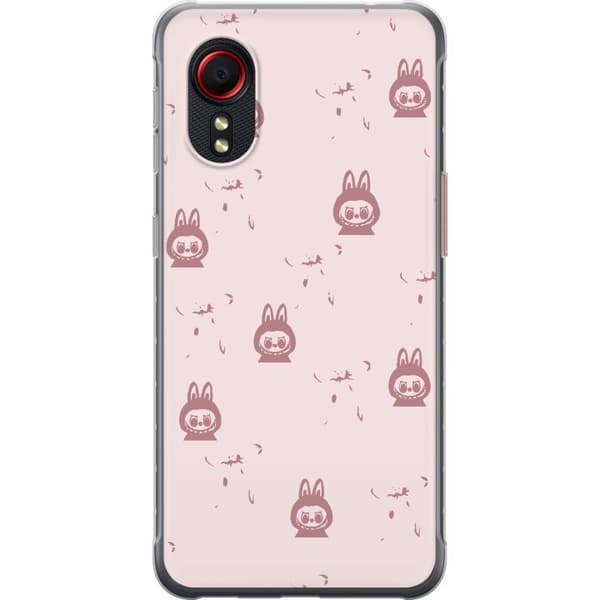 Samsung Galaxy Xcover 5 Gennemsigtig cover Labubu Neon Pop - Neonfarvet pop art monster