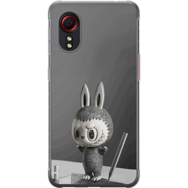 Samsung Galaxy Xcover 5 Gennemsigtig cover Pop Mart MEGA LABUBU LABUBU Sketch 1000%