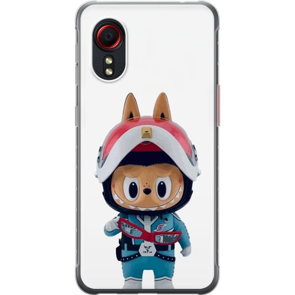 Samsung Galaxy Xcover 5 Gennemsigtig cover How2work Labubu Monstre x Ultraman Blue Figur