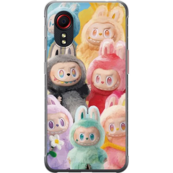Samsung Galaxy Xcover 5 Läpinäkyvä kuori Labubu Luonnos Tyyli
