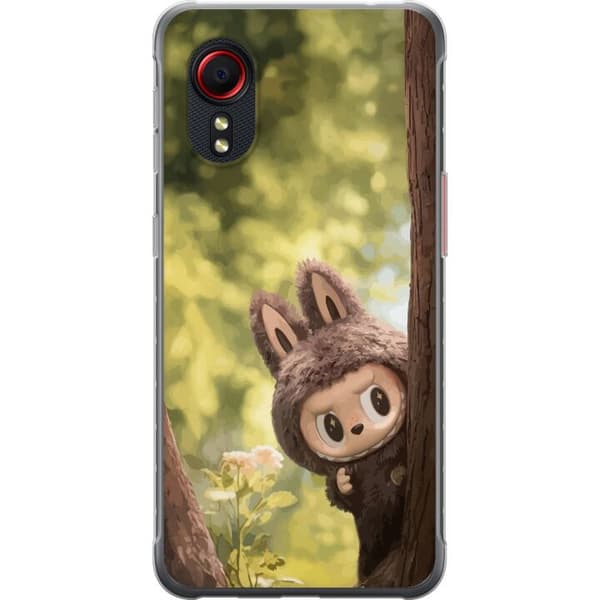 Samsung Galaxy Xcover 5 Läpinäkyvä kuori Labubu Graffiti Vibes – Katutaide hirviömuodossa
