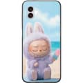 Miniatyrbillede 1 af 3: Samsung Galaxy Xcover6 Pro Gennemsigtig cover Labubu Lyserød Stemning