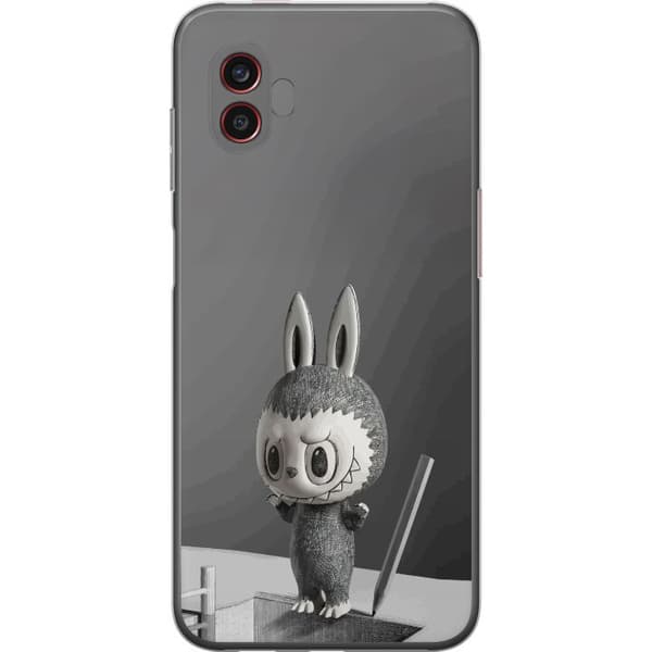 Samsung Galaxy Xcover6 Pro Gennemsigtig cover Pop Mart MEGA LABUBU LABUBU Sketch 1000%