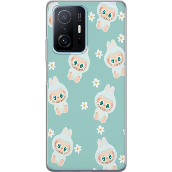 Xiaomi 11T Genomskinligt Skal Labubu Candy Vibes – Söt och färgglad monsterstil