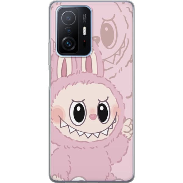 Xiaomi 11T Genomskinligt Skal Labubu Floral Freak – Blommigt monster i vintage-stil
