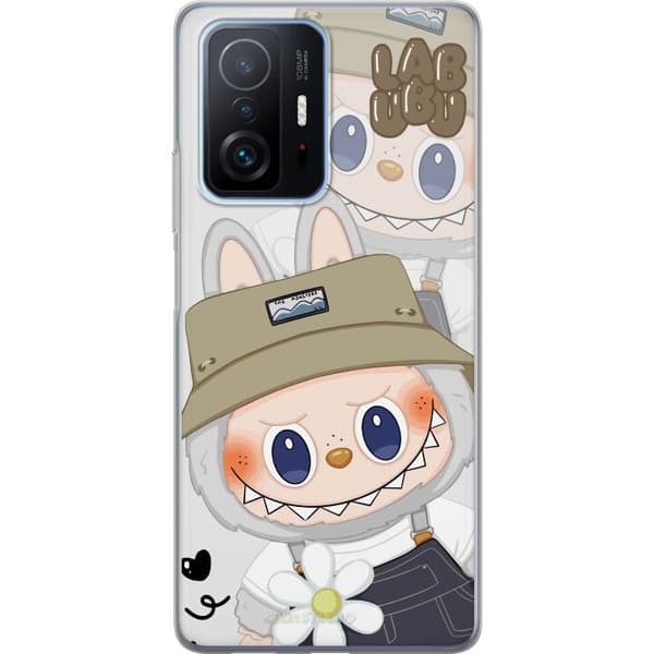Xiaomi 11T Gennemsigtig cover Labubu Minimal Mood - Enkel og stilren monsterdesign