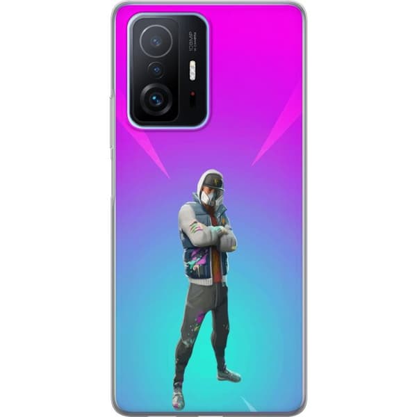 Xiaomi 11T Pro Gennemsigtig cover sort ridder fortnite