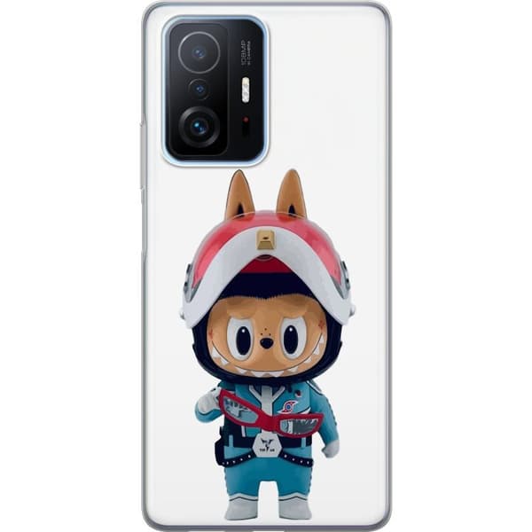 Xiaomi 11T Pro Läpinäkyvä kuori How2work Labubu hirviöt x Ultraman Blue -hahmo