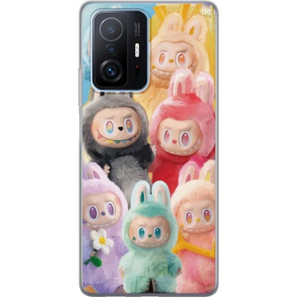 Xiaomi 11T Pro Genomskinligt Skal Labubu Sketch Style – Handritat monster i tusch