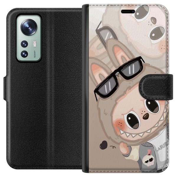 Xiaomi 12 Lompakkokotelo Labubu Rainbow Chaos