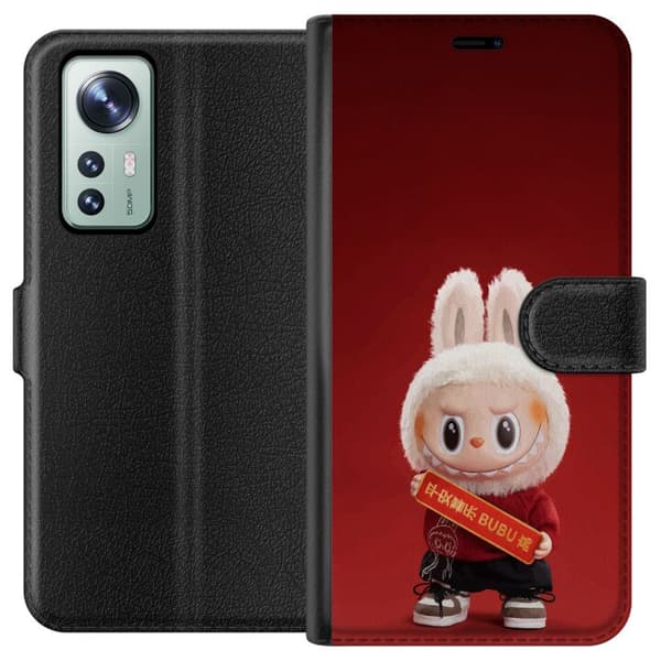 Xiaomi 12 Lompakkokotelo Pop Mart The Monsters Labubu Onnea Vinyl Nukke