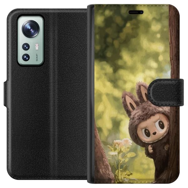 Xiaomi 12 Lompakkokotelo Labubu Graffiti Vibes – Katutaide hirviömuodossa