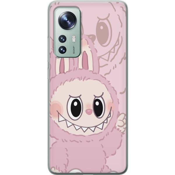 Xiaomi 12 Gjennomsiktig deksel Labubu Floral Freak