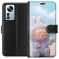 Miniatyrbild 1 av 3: Xiaomi 12 Pro Plånboksfodral Labubu Pink Mood – Rosa monsterdesign