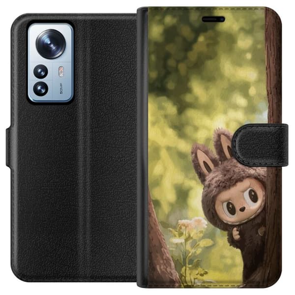 Xiaomi 12 Pro Tegnebogsetui Labubu Graffiti Vibes – Gadekunst i monsterform