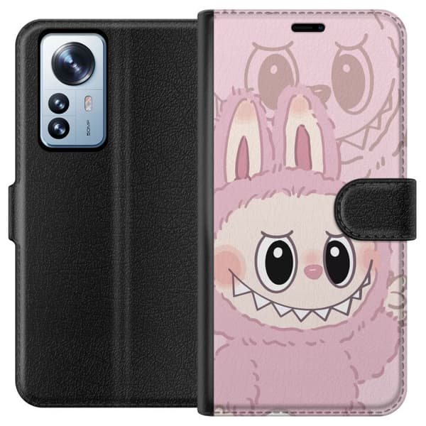 Xiaomi 12 Pro Tegnebogsetui Labubu Floral Freak