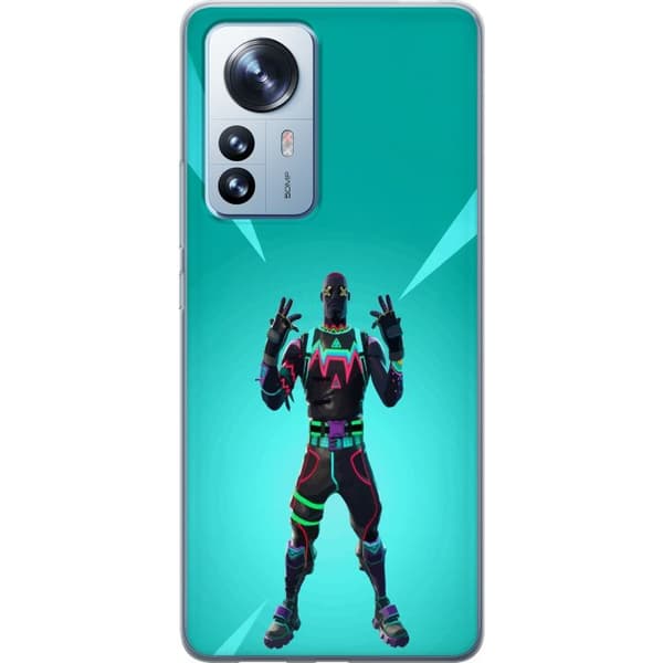 Xiaomi 12 Pro Gjennomsiktig deksel svart ridder fortnite