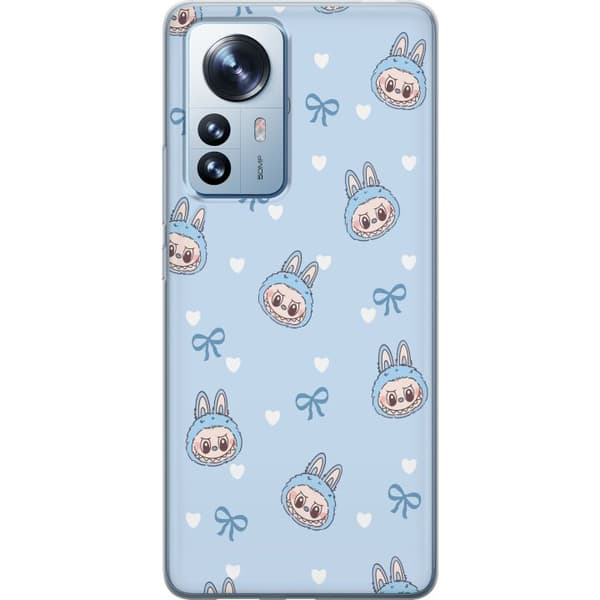 Xiaomi 12 Pro Gennemsigtig cover Labubu Ildånd