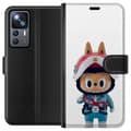 Pikkukuva 1 / 3: Xiaomi 12T Lompakkokotelo How2work Labubu hirviöt x Ultraman Blue -hahmo
