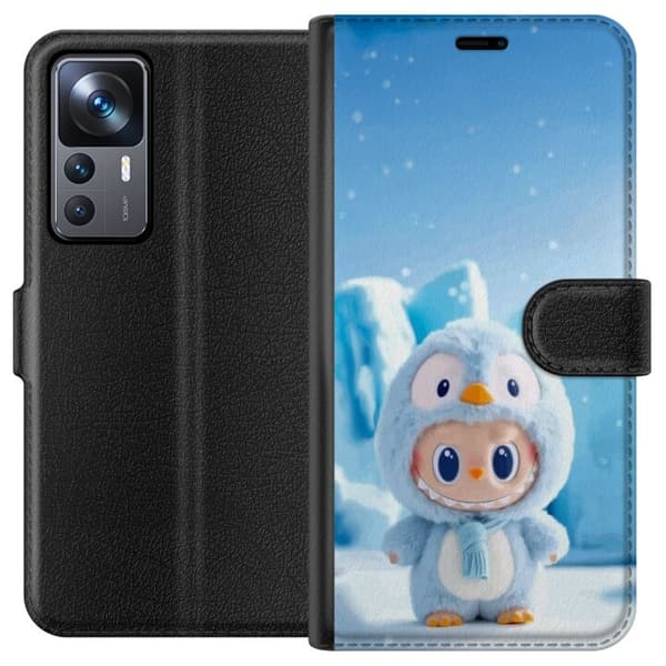Xiaomi 12T Pro Tegnebogsetui sort ridder fortnite