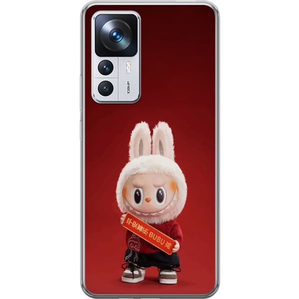 Xiaomi 12T Pro Läpinäkyvä kuori Pop Mart The Monsters Labubu Onnea Vinyl Nukke