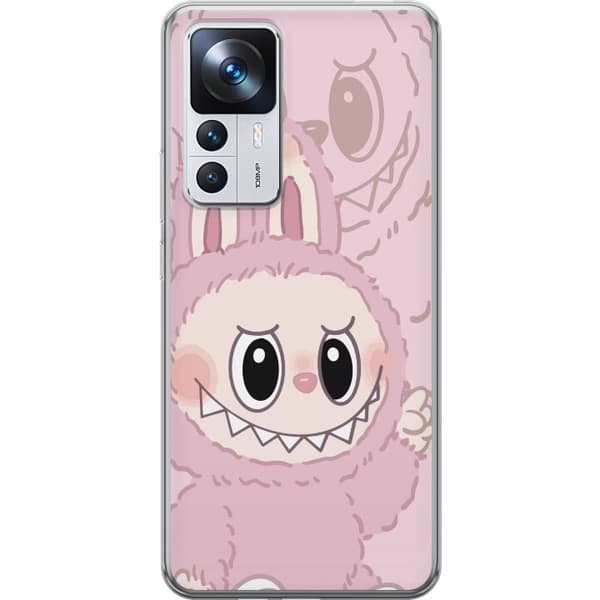 Xiaomi 12T Pro Gjennomsiktig deksel Labubu Floral Freak