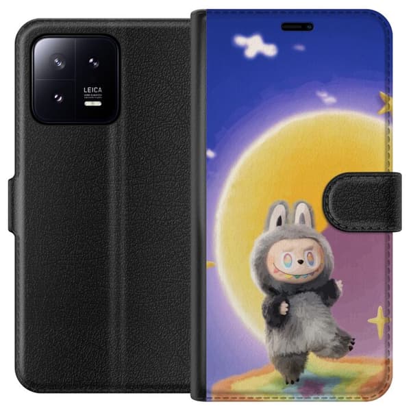 Xiaomi 13 Plånboksfodral Labubu Neon Pop – Neonfärgad pop art monster