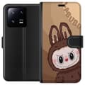 Miniatyrbilde 1 av 3: Xiaomi 13 Pro Lommeboketui Labubu Sky Kosebamse - Hvit og Blå Design med Søt Stil
