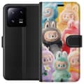 Miniatyrbillede 1 af 3: Xiaomi 13 Pro Tegnebogsetui Labubu Skitse Stil
