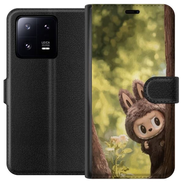 Xiaomi 13 Pro Plånboksfodral Labubu Graffiti Vibes – Gatukonst i monsterform