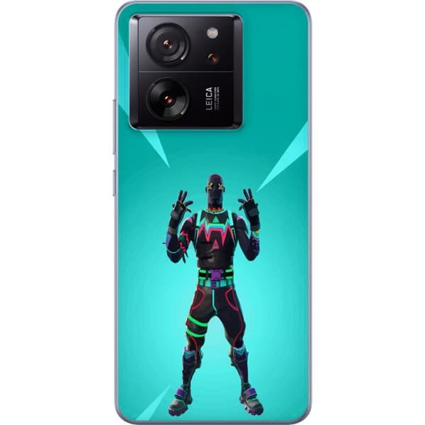 Xiaomi 13T Gennemsigtig cover sort ridder fortnite