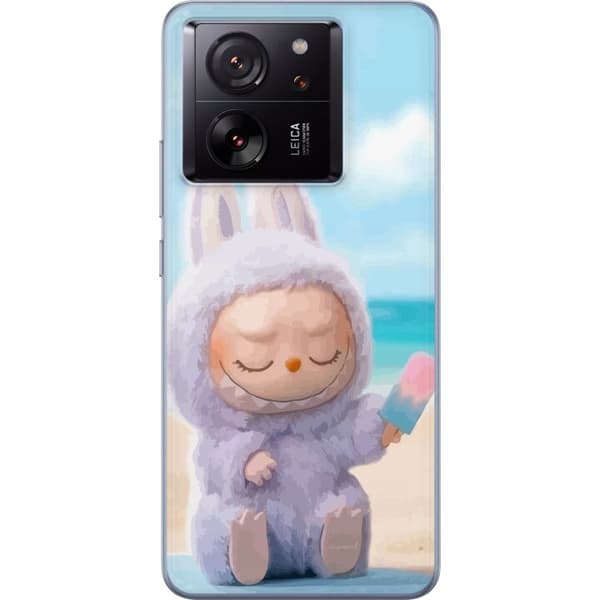 Xiaomi 13T Pro Gennemsigtig cover Labubu Lyserød Stemning