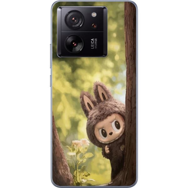 Xiaomi 13T Pro Gjennomsiktig deksel Labubu Graffiti Vibes – Gatukunst i Monsterform