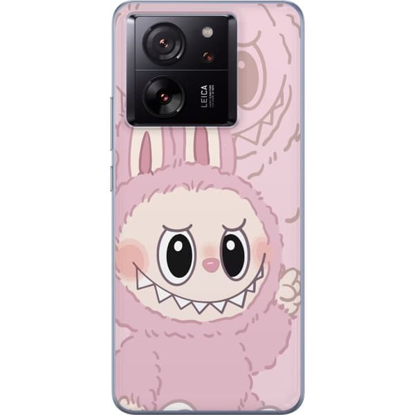 Xiaomi 13T Pro Genomskinligt Skal Labubu Floral Freak – Blommigt monster i vintage-stil