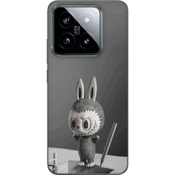 Xiaomi 14 Gjennomsiktig deksel Pop Mart MEGA LABUBU LABUBU Sketch 1000%