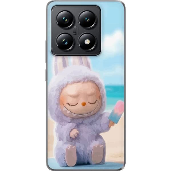 Xiaomi 14T Gjennomsiktig deksel Labubu Pink Stemning